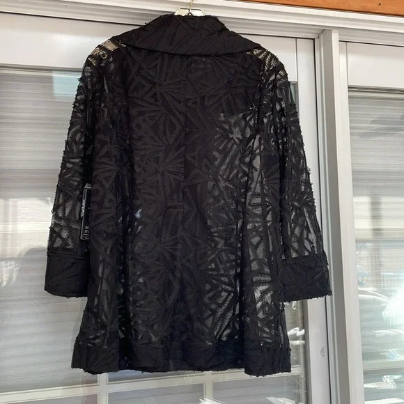 Ali Miles Lace Jacket With Peter Pan Collar. Size M. NWT - Picture 4 of 4